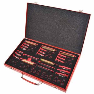 Gloeibougie draad reparatie set M8 M9 M10 M12 63-delig