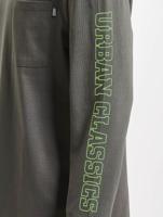 Urban Classics / Longsleeve Neon Logo Boxy Pocket in grijs