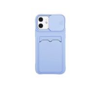 iPhone 13 Pro hoesje - Backcover - Pasjeshouder - Portemonnee - Camerabescherming - TPU - Paars - thumbnail