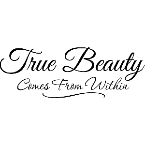 True Beauty - Muursticker