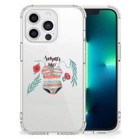 Apple iPhone 13 Pro Stevig Bumper Hoesje Boho Summer