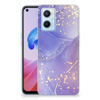 Hoesje maken voor OPPO A96 | OPPO A76 Watercolor Paars - thumbnail