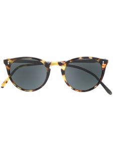 Oliver Peoples lunettes de soleil à monture ronde - Marron