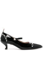 Thom Browne Thom John 70mm pearl-detail pumps - Noir - thumbnail