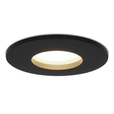 Porto Inbouwspot LED - Dimbaar - GU10 - 5 Watt - 4000K Neutraal Wit IP44 spatwaterdicht - Zwart - Voor binnen, buiten en badkamer Porto Inbouwspot LED - Dimbaar - GU10 - 5 Watt - 4000K Neutraal Wit IP44 spatwaterdicht - Zwart - Voor binnen, buiten en badkamer