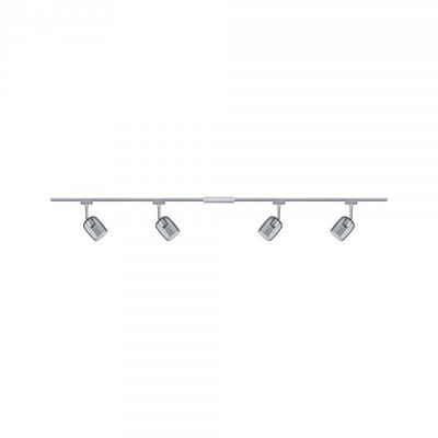 Paulmann Blossom Compleet railsysteem URail G9 40 W LED Chroom, Chroom (mat), Rook