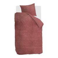 At Home by Beddinghouse Cosy Corduroy Dekbedovertrek 140 x 220 cm - Roze - thumbnail