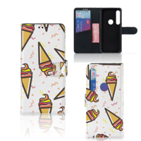 Motorola Moto G8 Plus Book Cover Icecream