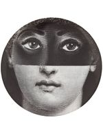 Fornasetti assiette imprimée - Noir - thumbnail