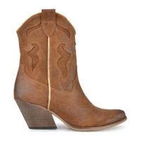 PS Poelman Dixie leren cowboylaarzen bruin/goud