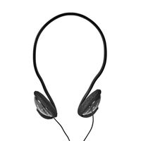 Nedis HPWD1105BK hoofdtelefoon/headset Hoofdtelefoons Bedraad Helm Muziek Zwart - thumbnail