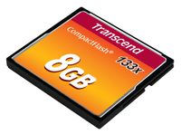 Transcend Standart 133x CF-kaart 8 GB - thumbnail