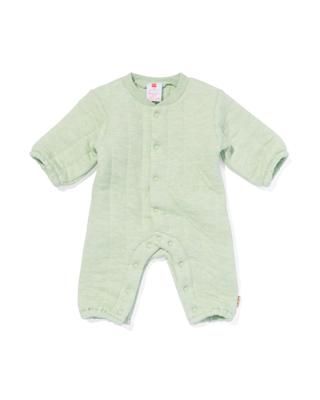 HEMA Newborn Jumpsuit Padded Mintgroen (mintgroen) HEMA Newborn Jumpsuit Padded Mintgroen (mintgroen)