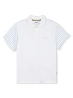 BOSS Kidswear polo à logo imprimé - Blanc