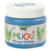 Creativ Company Mucki Vingerverf Blauw, 150ml - thumbnail