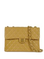 CHANEL Pre-Owned 2002 jumbo Classic Flap shoulder bag - Tons neutres