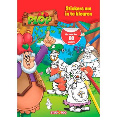 Studio 100 Stickerboek Plop Junior Papier Rood/groen 80 Stickers