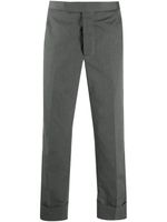 Thom Browne pantalon de costume crop - Gris