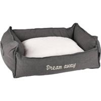 Flamingo Hondenbed Met Rits Dream Away 70x50 Cm Grijs
