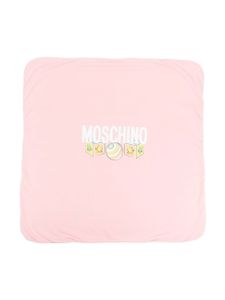 Moschino Kids couverture à imprimé Teddy Bear - Rose