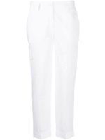 P.A.R.O.S.H. pantalon court à taille haute - Blanc