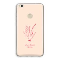 Where flowers bloom: Huawei Ascend P8 Lite (2017) Transparant Hoesje