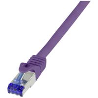 LogiLink C6A069S RJ45 CAT 6A S/FTP 3.00 m Violet 1 stuk(s)