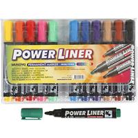 25042 Power Liner -1 5-3 mm snoer - verschillende kleuren - 12 gesorteerd