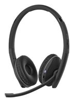 EPOS 1000897 On Ear headset Telefoon Bluetooth Stereo Zwart Noise Cancelling Volumeregeling, Microfoon uitschakelbaar (mute) - thumbnail