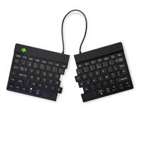 R-Go Tools Split Break Ergonomisch Toetsenbord, Bluetooth 5.0, Gesplitste toetsenbord, Met pauze indicator, AZERTY (FR) Layout, Oplaadbaar, Zwart