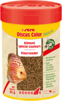 Sera Discus Color Nature Visvoer 100ml - Natuurlijk Kleurversterkend en Gezond zonder Kunstmatige Additieven