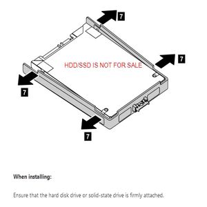 HDD Caddy for Lenovo ThinkPad X230S X240 X250 X270 T440 T460