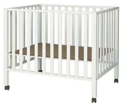 Pericles babybox Amy met wielen 98 x 78 cm wit