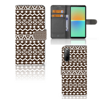 Sony Xperia 10 IV Telefoon Hoesje Aztec Brown - thumbnail