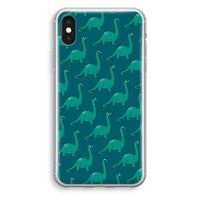 Diplodocus: iPhone X Transparant Hoesje