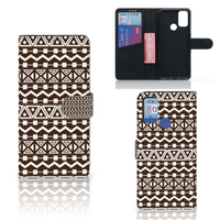 Alcatel 1S (2021) Telefoon Hoesje Aztec Brown