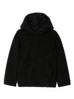 Burberry Kids hoodie en polaire à logo brodé EKD - Noir - thumbnail