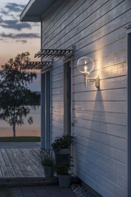 Konstsmide Orion 496-250 Buitenlamp (wand) Spaarlamp, LED E27 60 W Wit