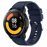 By Qubix - Siliconen sportband - Donkerblauw - Compatible met Xiaomi Redmi Watch 5 Active/Redmi Watch 5 Lite - Compatible Xiaomi bandje