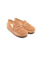 Tod's Kids mocassins Gommino en daim - Tons neutres