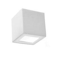 Sollux Wandlamp Leo E27 gips wit - thumbnail