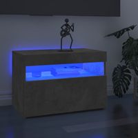 Tv-meubel met LED-verlichting 60x35x40 cm betongrijs - thumbnail