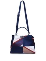 Fendi Pre-Owned sac à main Peekaboo en cuir - Bleu - thumbnail