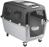 Trixie 39874 transportbox Gulliver 7, L: 73 × 75 × 104 cm, lichtgrijs/donkergrijs