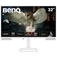 BenQ EW3290U 32” 4K 3840 x 2160 met 98% P3-kleurdekking, exclusief AI Contrast, ingebouwde 2.1-kanaals speakers met woofer, 1 USB type-C, 3 HDMI-poorten, ergonomisch design en Eye Care-technologie
