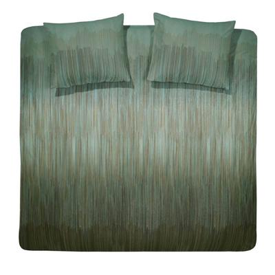 Damai Cassio Dekbedovertrek - Lits-jumeaux (240x200/220 Cm + 2 Slopen) - Katoen Satijn - Copper Green