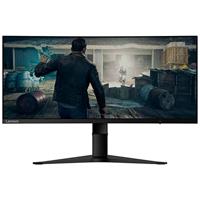 Lenovo G34w-10 86,4 cm (34 inch), 3440x1440, QHD, 144Hz, ontspiegeld) monitor (HDMI, DisplayPort, 4ms reactietijd, AMD Radeon FreeSync, in hoogte verstelbaar) zwart