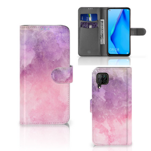 Hoesje Huawei P40 Lite Pink Purple Paint