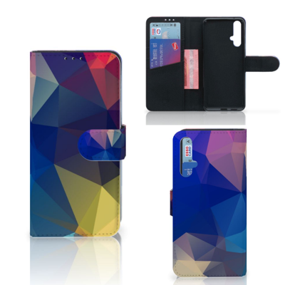 Honor 20 Book Case Polygon Dark Honor 20 Book Case Polygon Dark