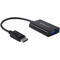.com DisplayPort to VGA Adapter with Audio - 1920x1200 - DP to VGA Converter for Your VGA Monitor or Display (DP2VGAA) - DisplayPort-VGA-adapter - DisplayPort (M) naar HD-15 (VGA), ministekker, Micro-USB Type B (alleen voeding) (V) - DisplayPort 1.2 - 18.4...